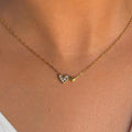 2 Heart shine necklace