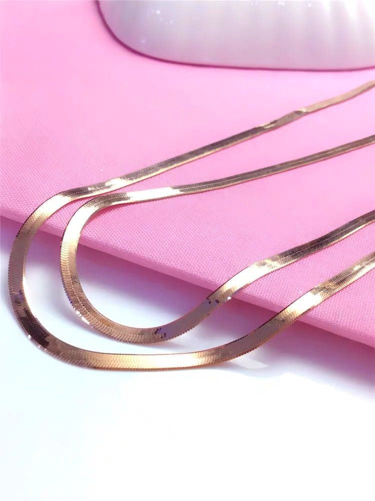 Snack Chain Necklace | Dainty Multi-Finish Chain Jewellery