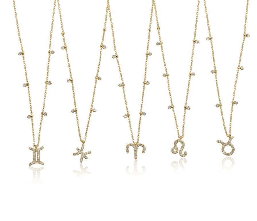Zodiac Signs Necklace | Personalised Celestial Jewellery