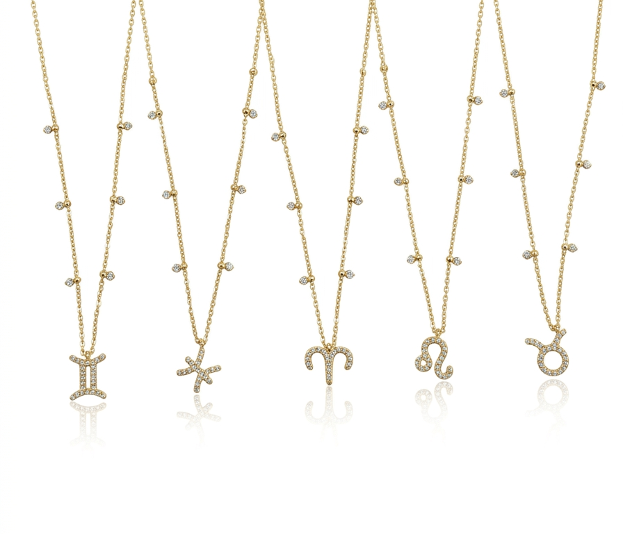 Zodiac Signs Necklace | Personalised Celestial Jewellery