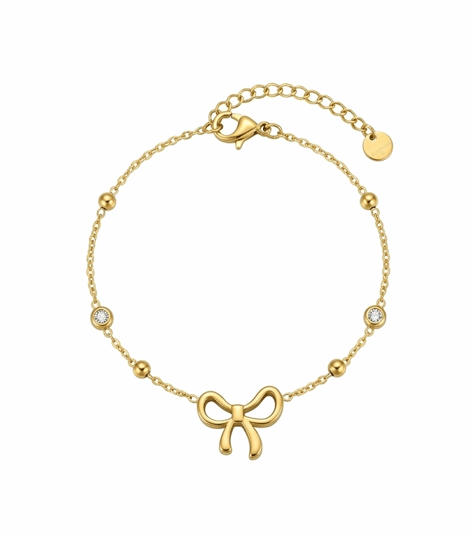Mini Cute Bow Charm Bracelet
