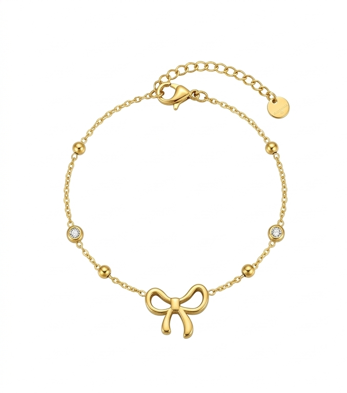 Mini Cute Bow Charm Bracelet