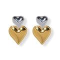Twonic Heart Earrings | Stainless Steel