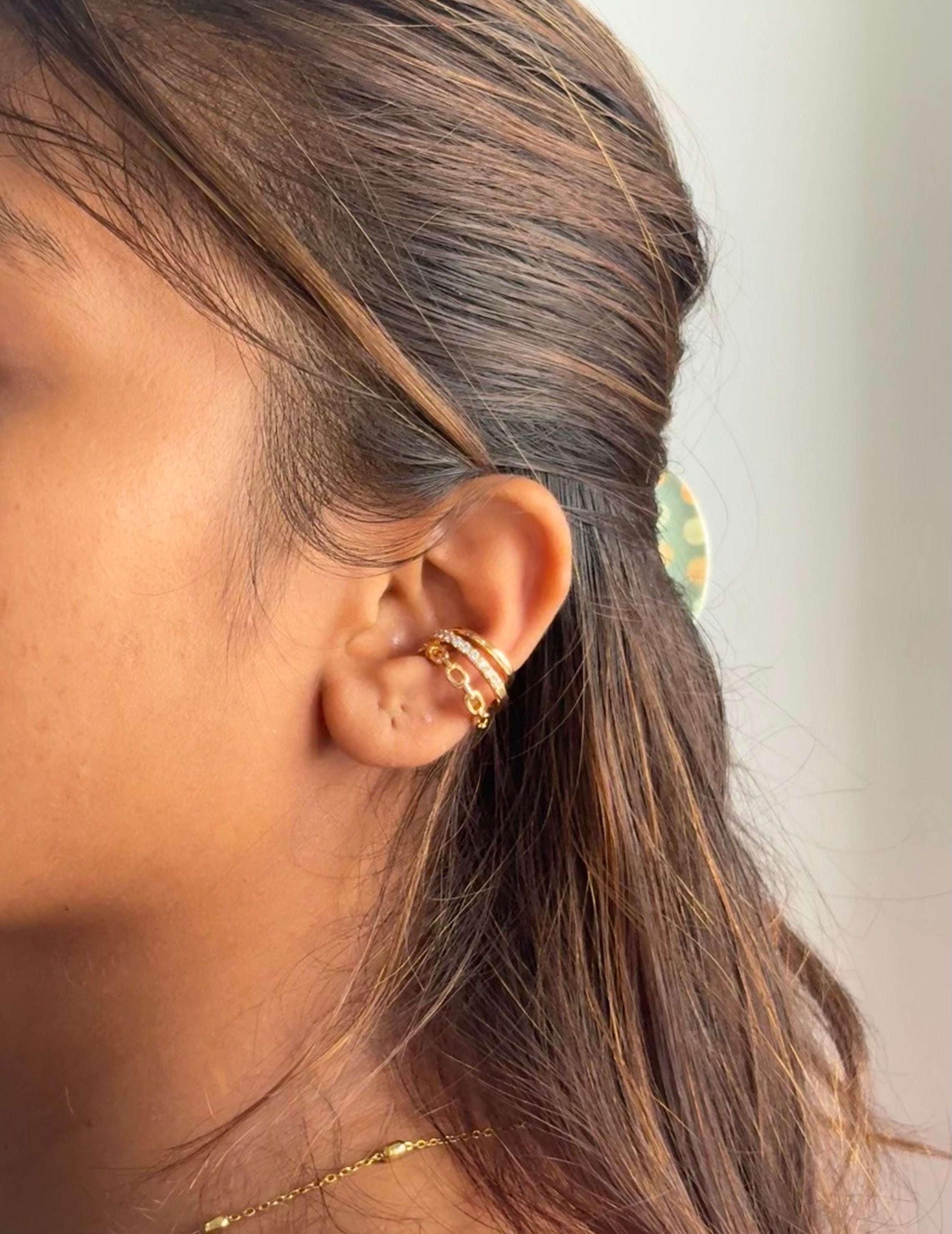 The Power Cuff – Bold No Piercing Ear Cuff | Single Piece