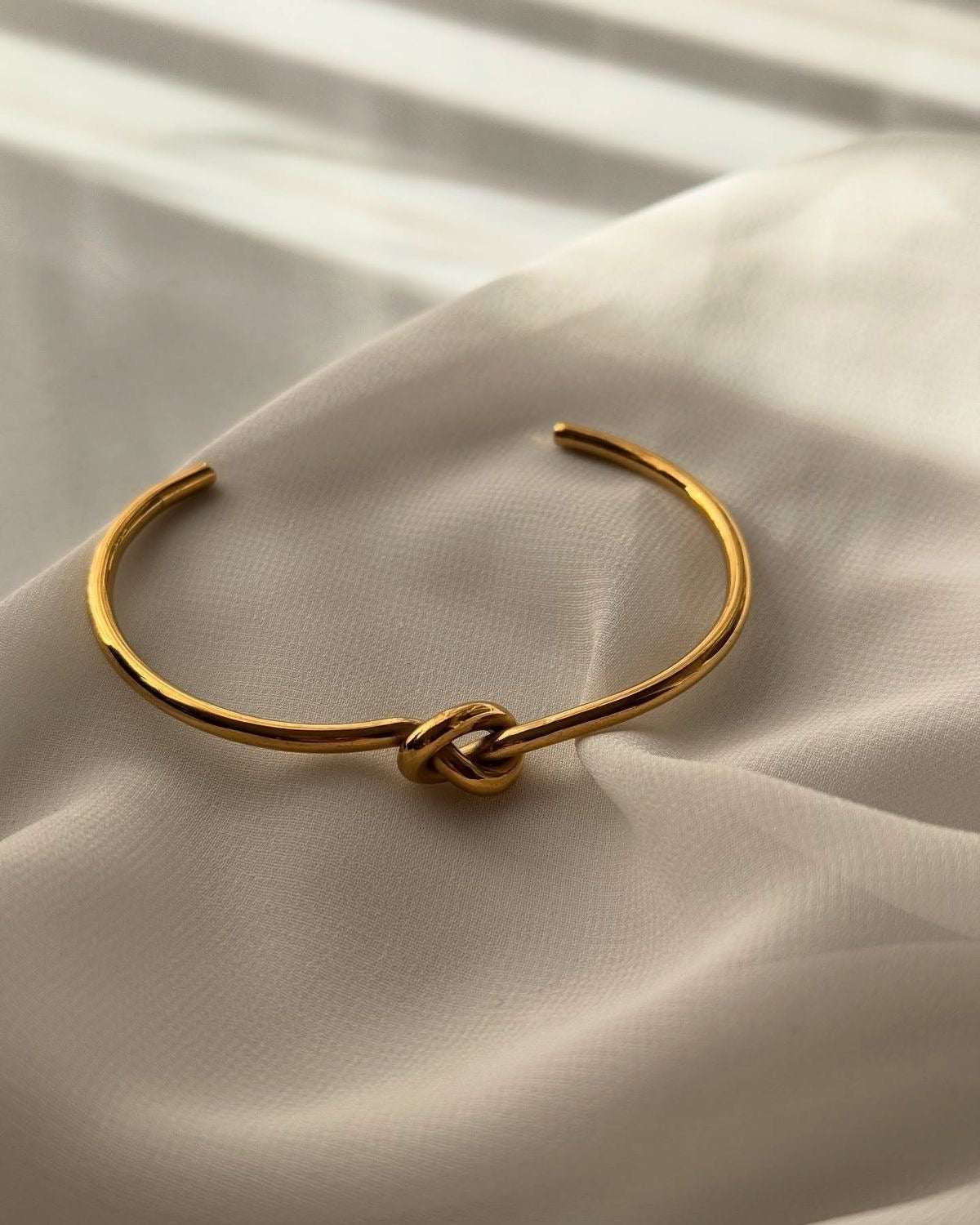 Knot Kada | Gold-Toned Adjustable Knot Bracelet
