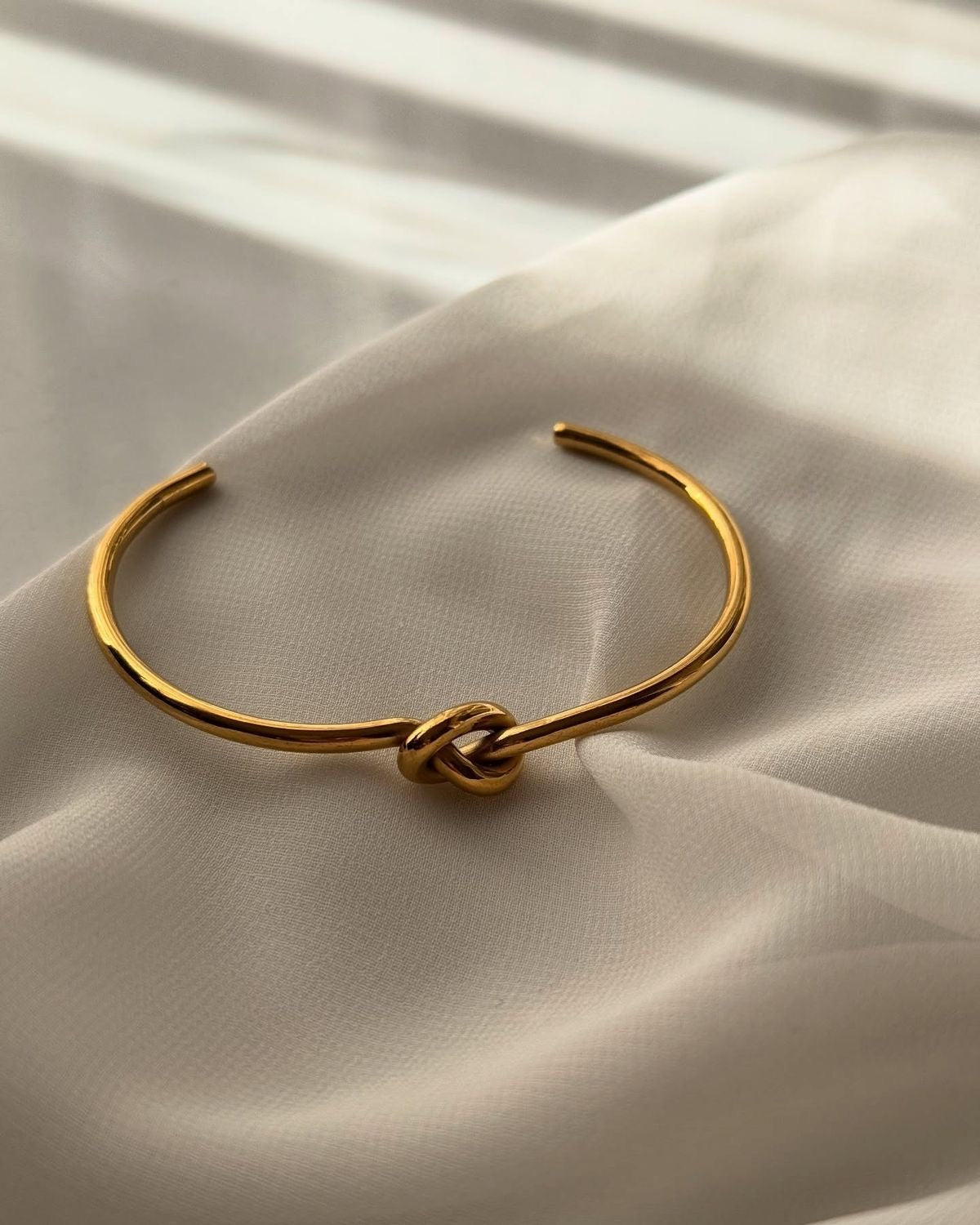 Knot Kada | Gold-Toned Adjustable Knot Bracelet