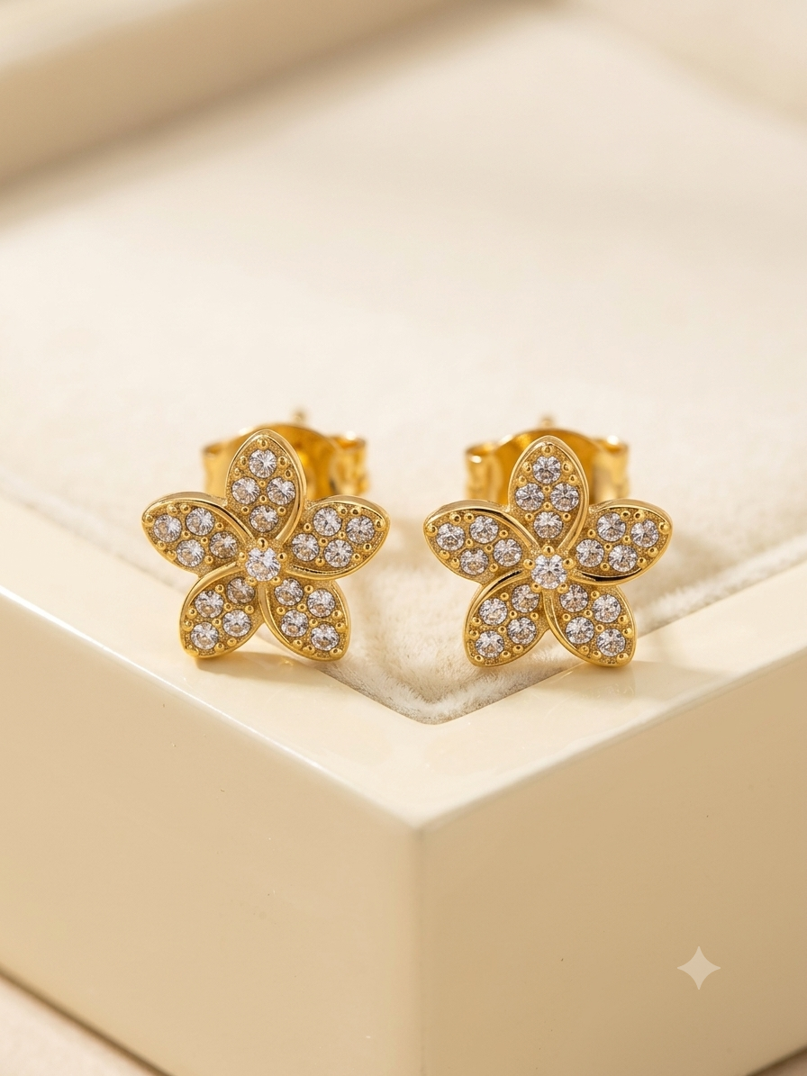 Five petals studs