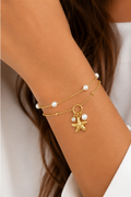 Beach Charm Layered Necklace