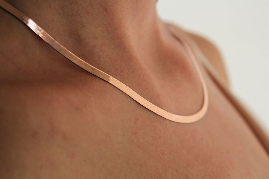 Snack Chain Necklace | Dainty Multi-Finish Chain Jewellery