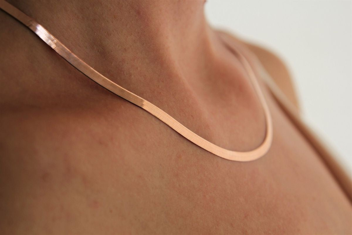 Snack Chain Necklace | Dainty Multi-Finish Chain Jewellery