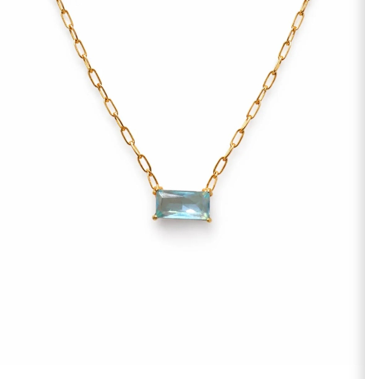 Aqua Muse Necklace | Pastel Charm Jewellery for Women