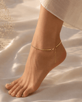 Thick Round Snake Anklet | Bold Serpentine Chain Anklet for Women