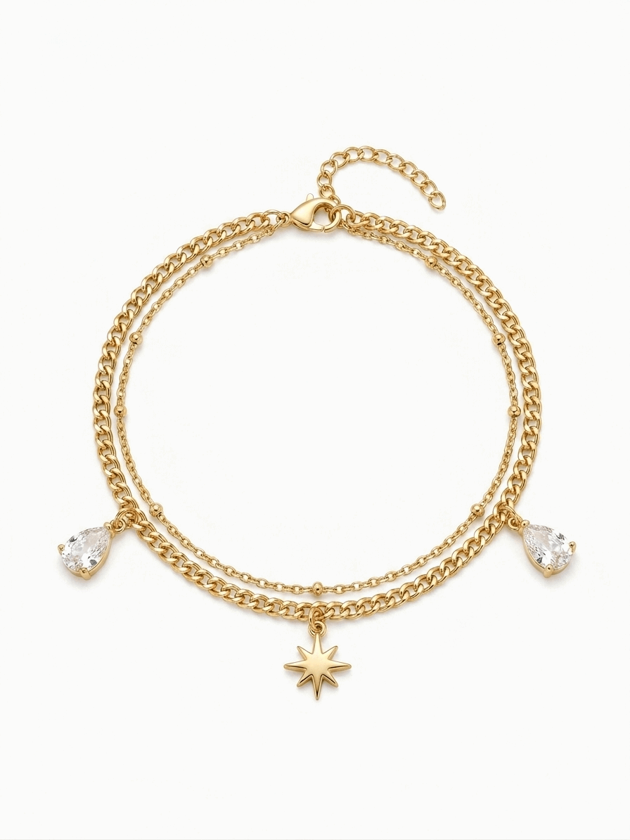 Double Shine Layer Bracelet