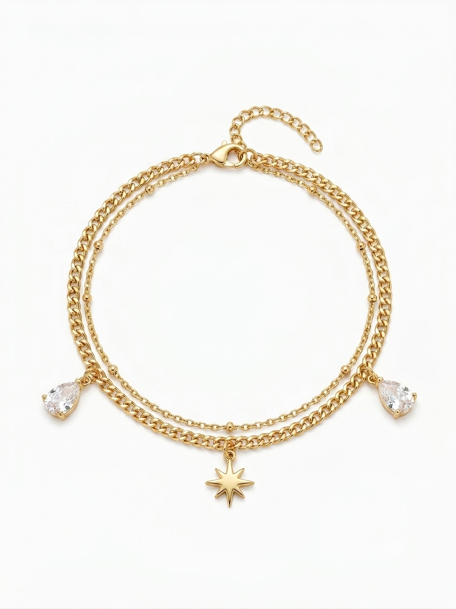 Double Shine Layer Bracelet