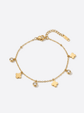 Clover Minimal Gold Bracelet