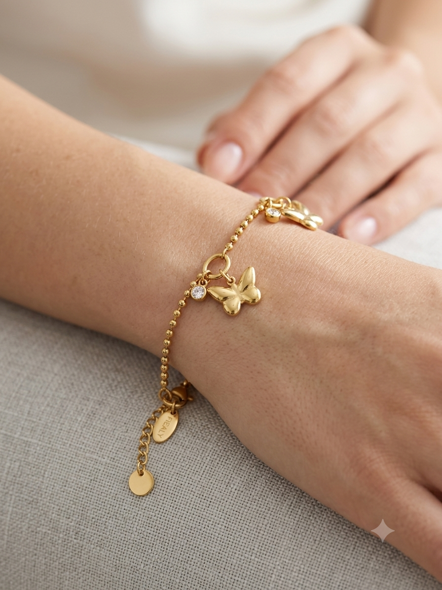 Charm Butterfly Shine Bracelet