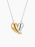 Twonic Chunky Heart Statement Necklace