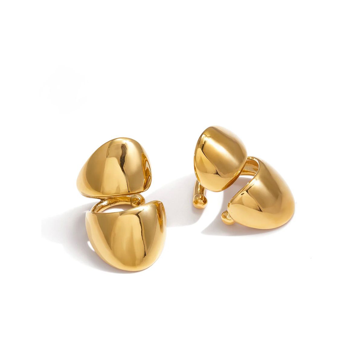 Miracle Chunky Earcuff – Bold Gold Statement Ear Cuff