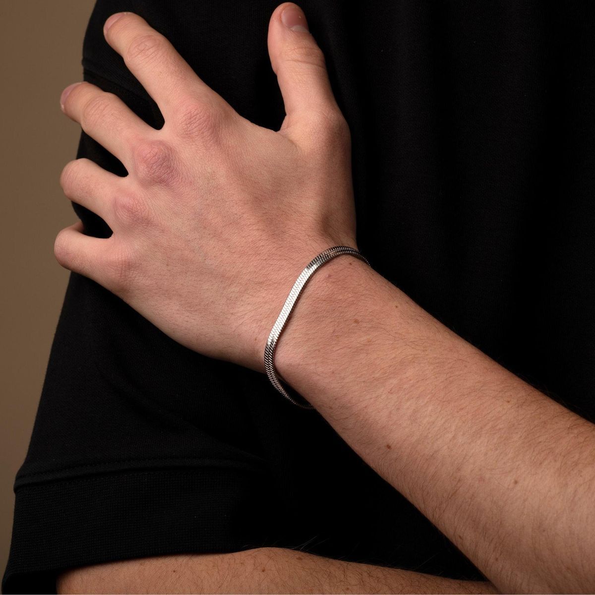 Miracle Silver Snake Bracelet – Men’s Waterproof Chain Bracelet