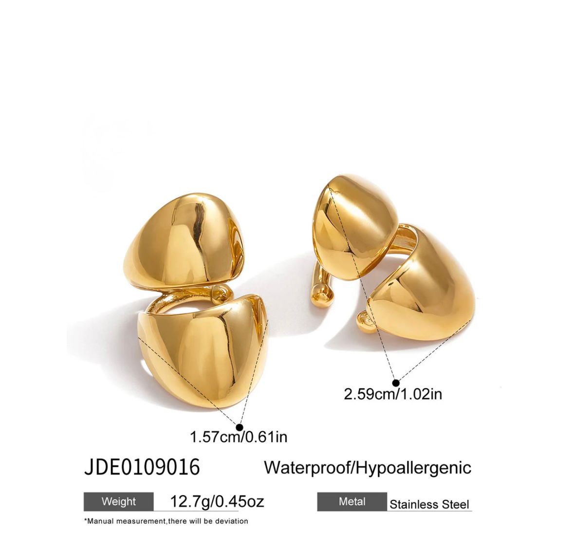 The Cuff Code – Minimalist No Piercing Ear Cuff | Single Piece