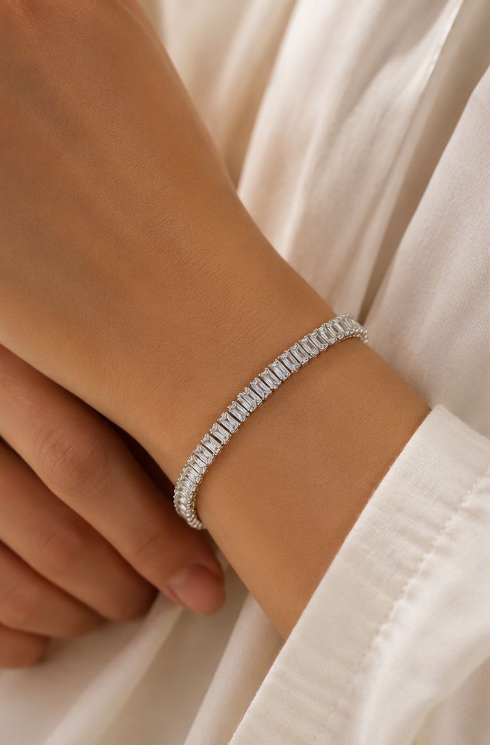 Miracle Ice Luxe Chain Bracelet – Silver Tennis Bracelet