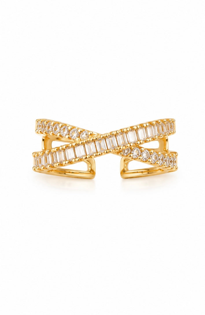Diamond X Ring